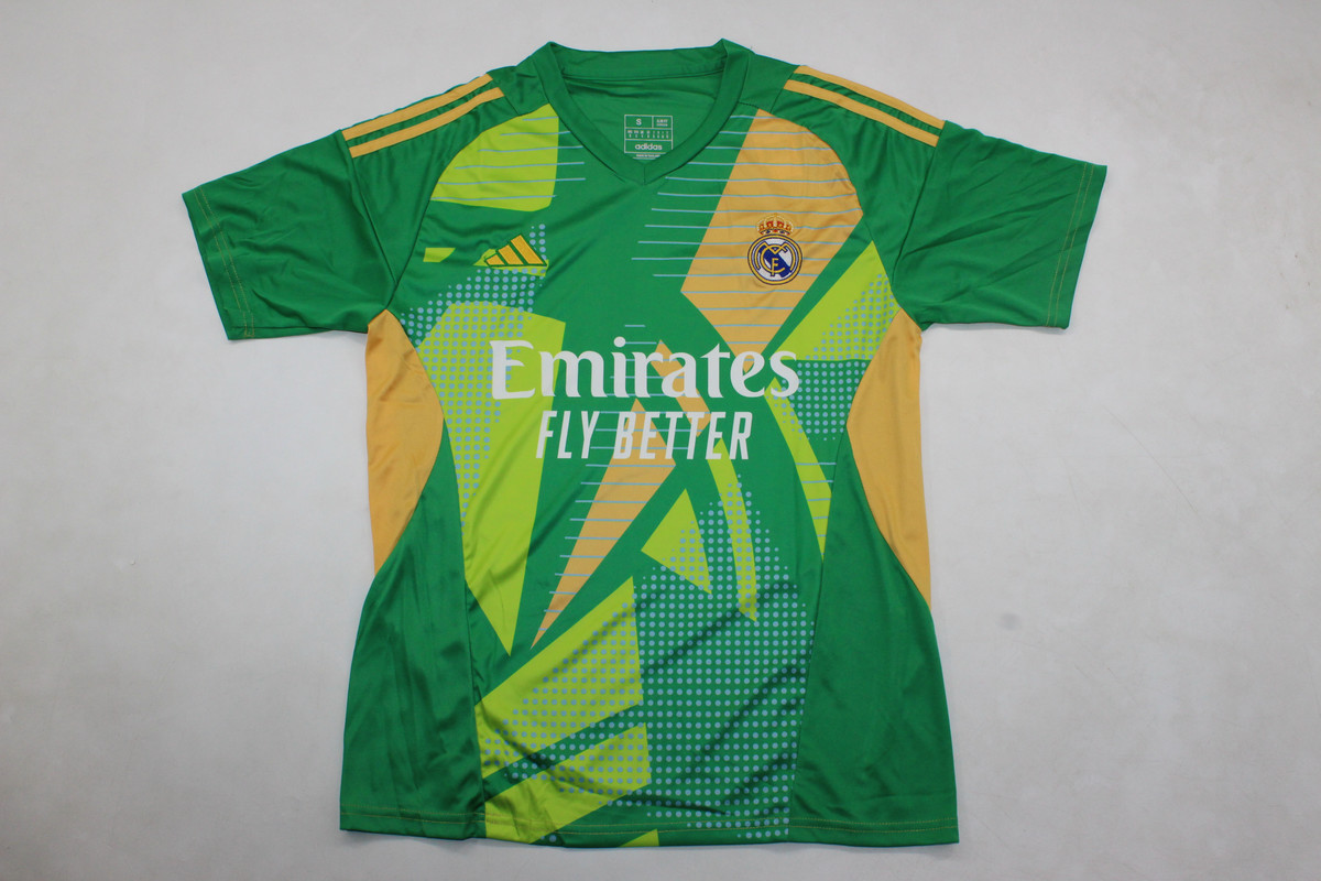 AAA Quality Real Madrid 24/25 GK Green Soccer Jerseys